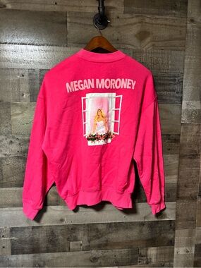 Megan Moroney Pink Graphic Crewneck Sweatshirt